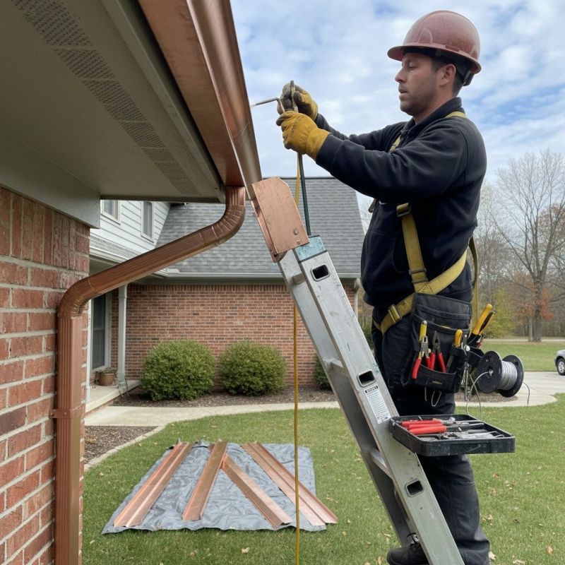 Copper Gutter Replacement